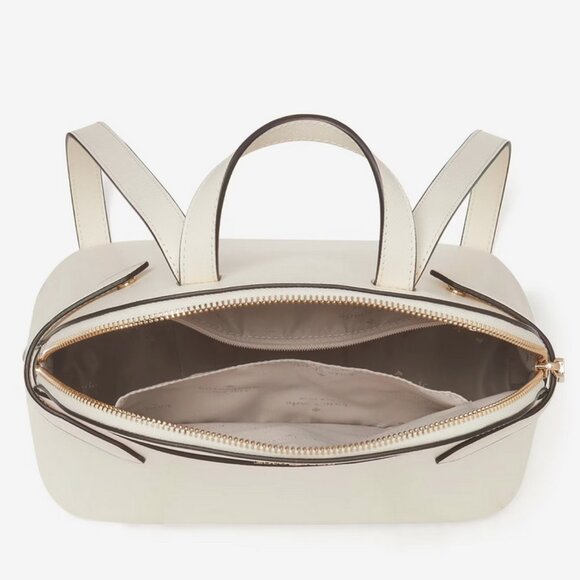Kate Spade Staci Medium Dome Backpack Saffiano Leather - Meringue main image 6